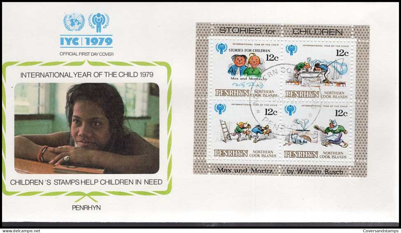 FDC - Year Of The Child / Jaar Van Het Kind / Timbres D'enfants -- Penrhyn - Autres & Non Classés