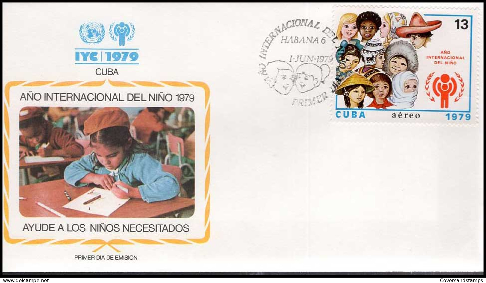 FDC - Year Of The Child / Jaar Van Het Kind / Timbres D'enfants -- Cuba - Otros & Sin Clasificación