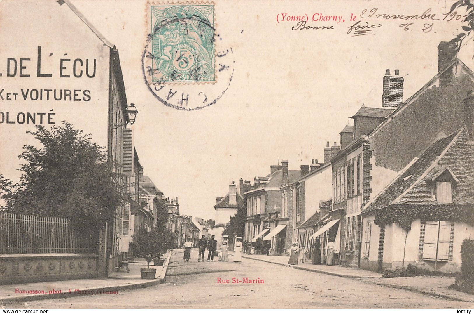 89 Charny Rue St Saint Martin CPA 1905 - Charny