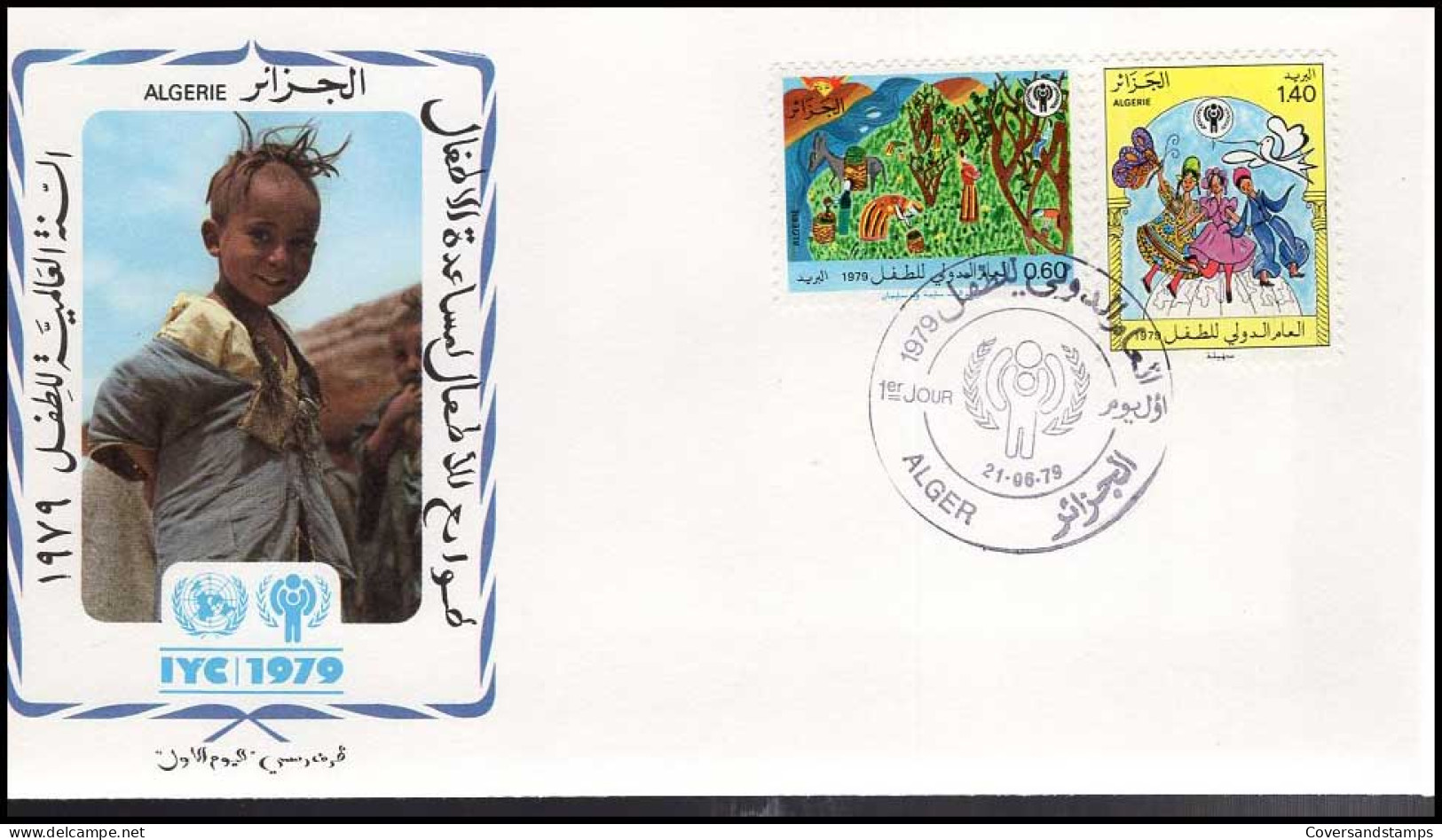 FDC - Year Of The Child / Jaar Van Het Kind / Timbres D'enfants -- Algerie - Other & Unclassified