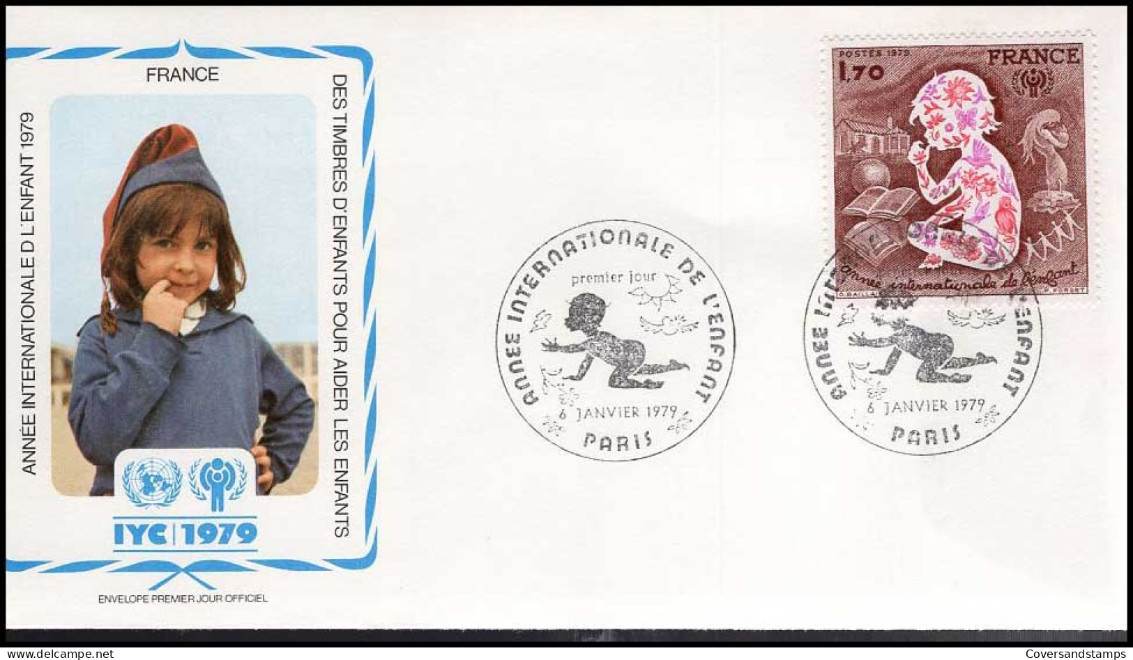 FDC - Year Of The Child / Jaar Van Het Kind / Timbres D'enfants -- France - Sonstige & Ohne Zuordnung