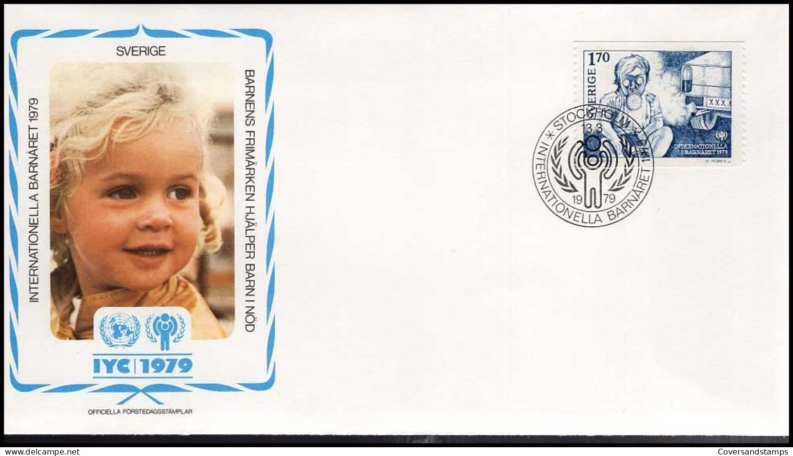 FDC - Year Of The Child / Jaar Van Het Kind / Timbres D'enfants -- Sweden - Other & Unclassified