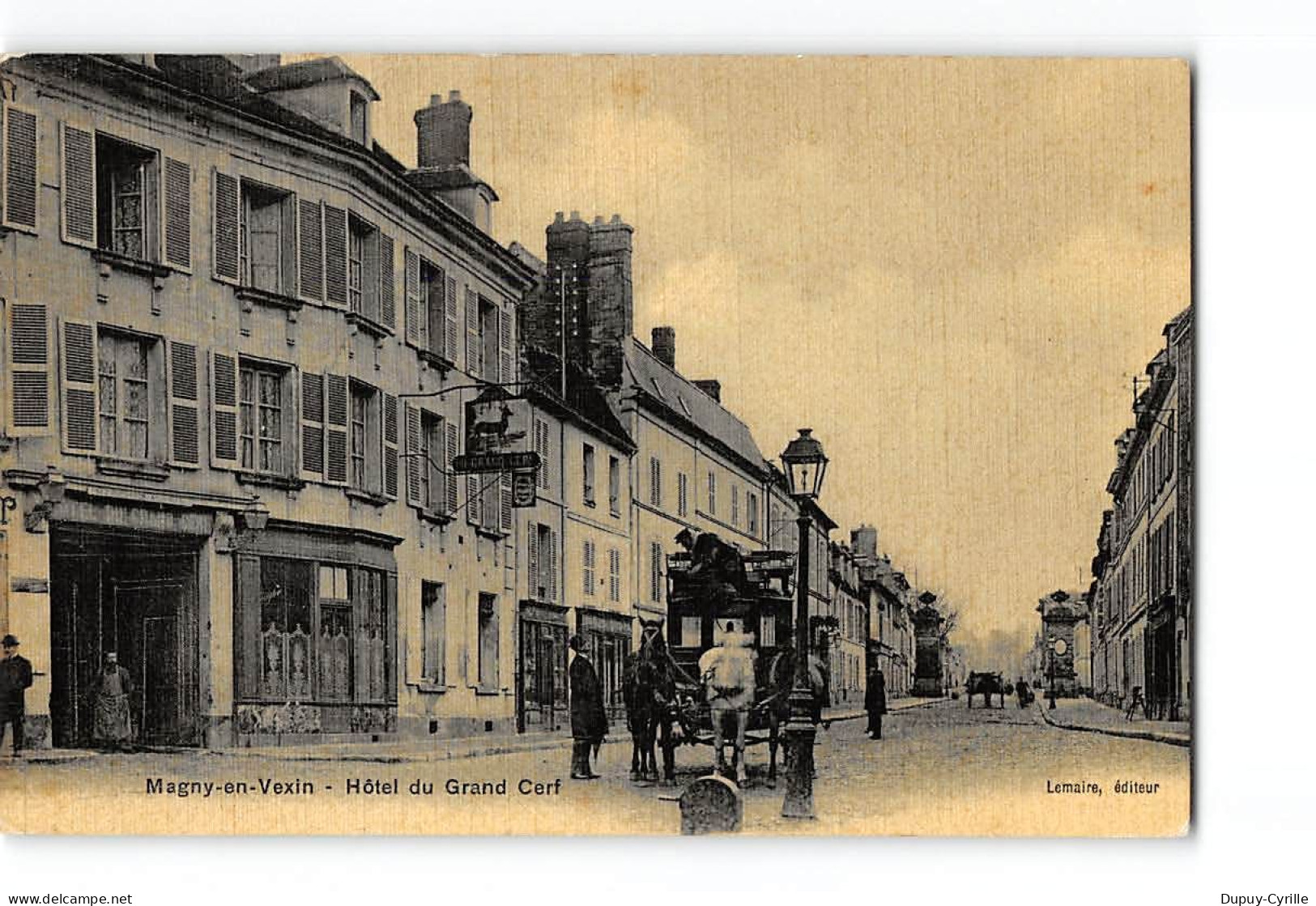 MAGNY EN VEXIN - Hôtel Du Grand Cerf - Très Bon état - Magny En Vexin