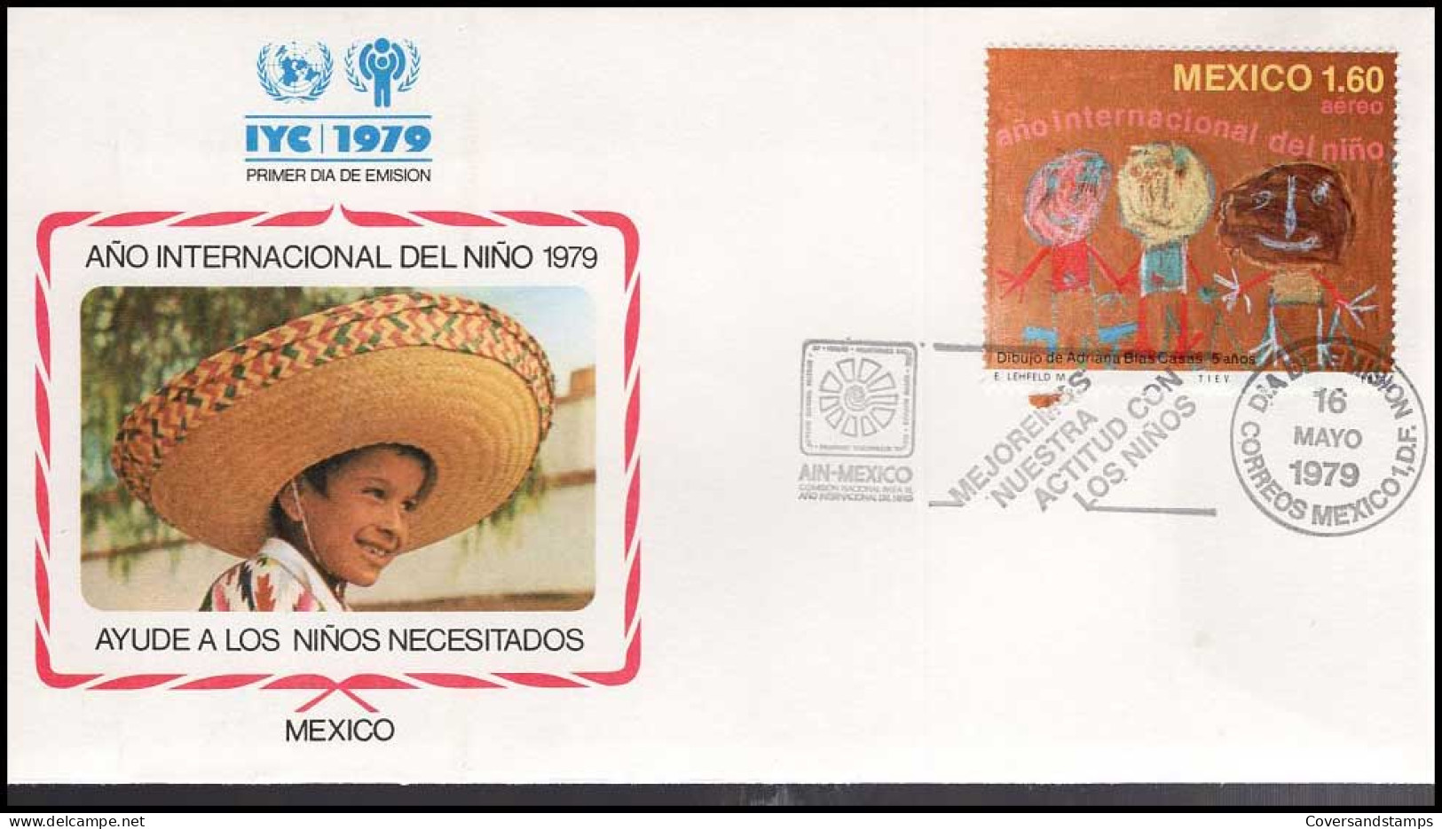 FDC - Year Of The Child / Jaar Van Het Kind / Timbres D'enfants -- Mexico - Andere & Zonder Classificatie