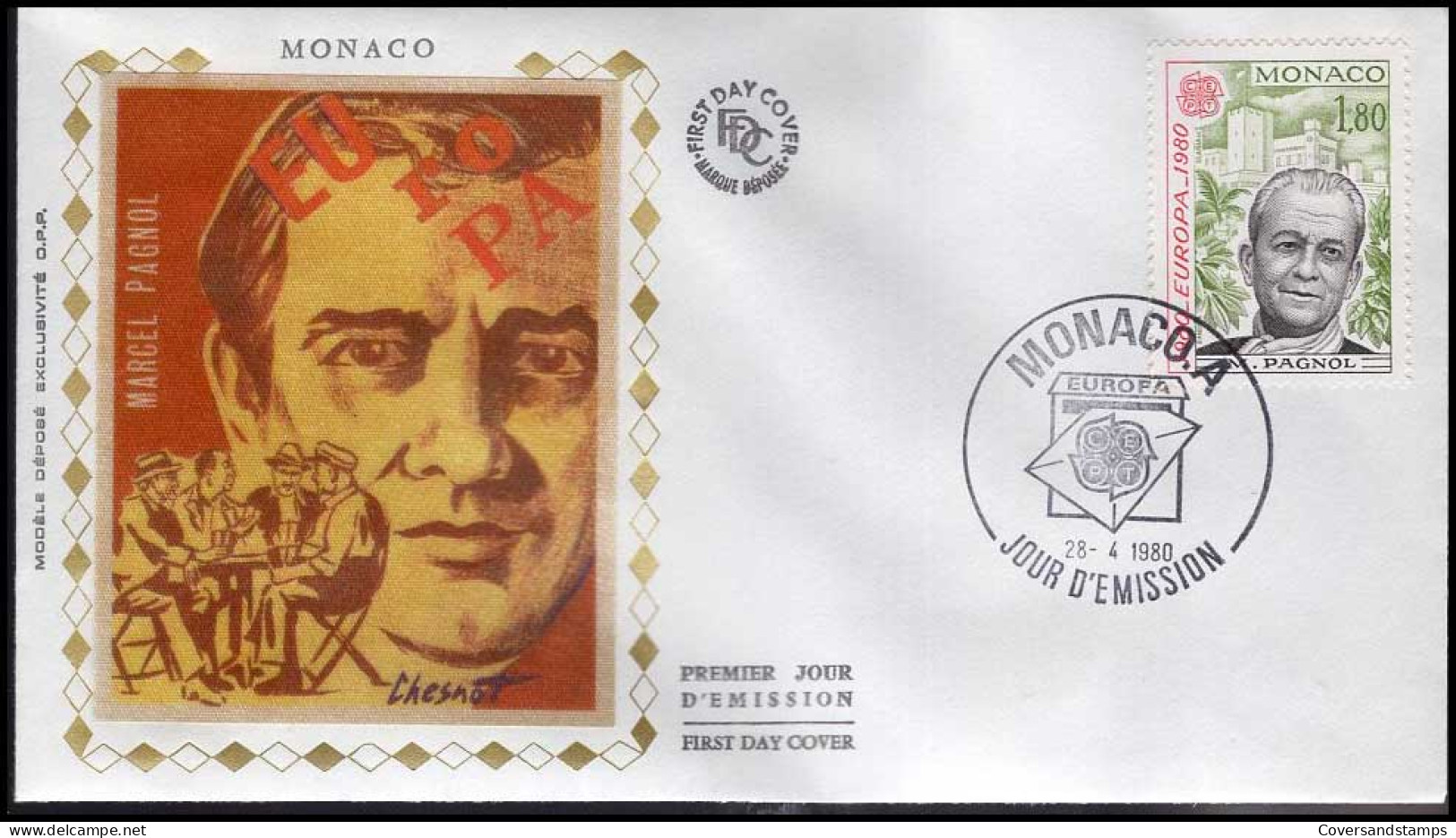 FDC - Europa CEPT 1980 -- Monaco - 1980