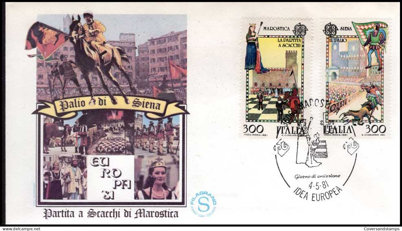 FDC - Europa CEPT 1981 -- Italy - 1981