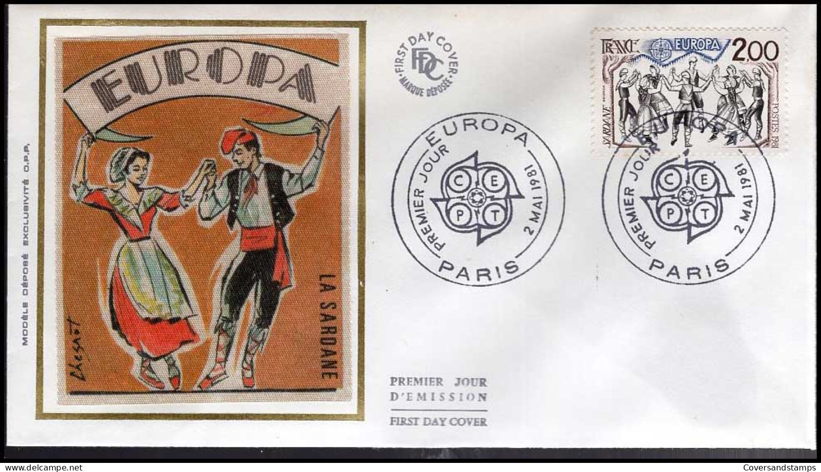 FDC - Europa CEPT 1981 -- France - 1981