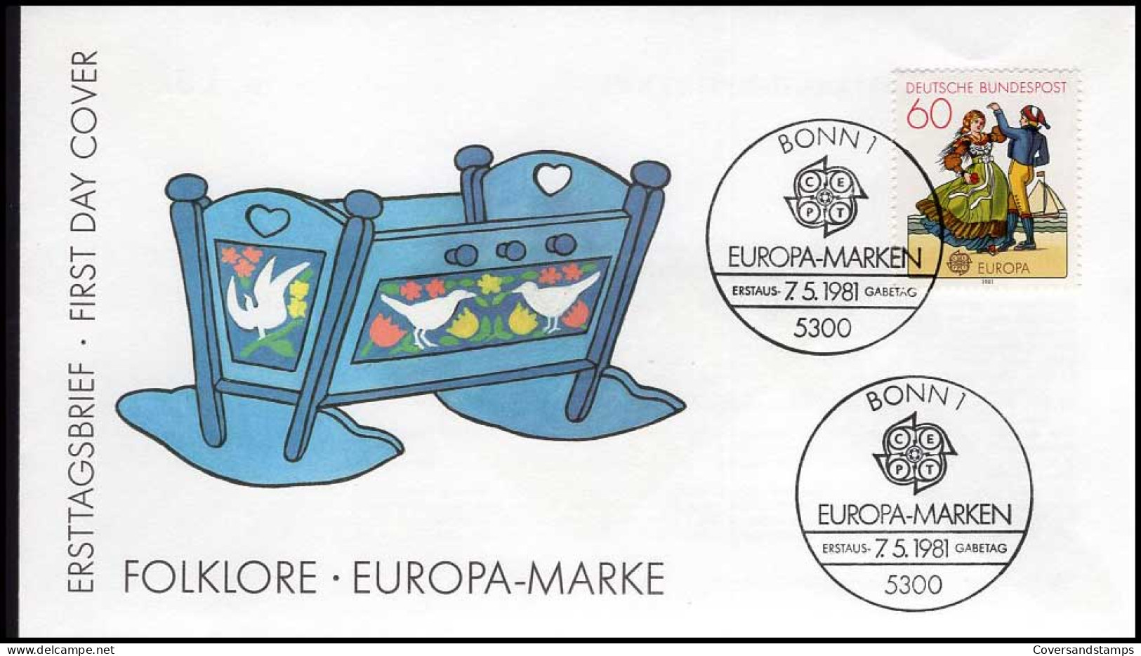 FDC - Europa CEPT 1981 -- Germany - 1981