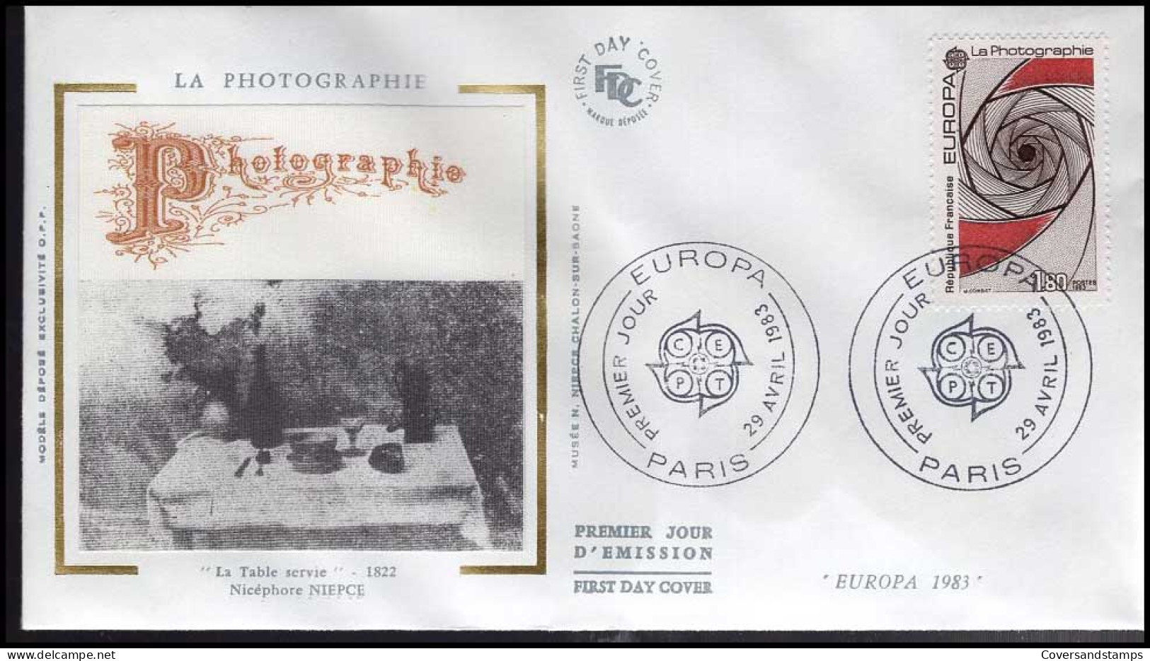FDC - Europa CEPT 1983 -- France - 1983