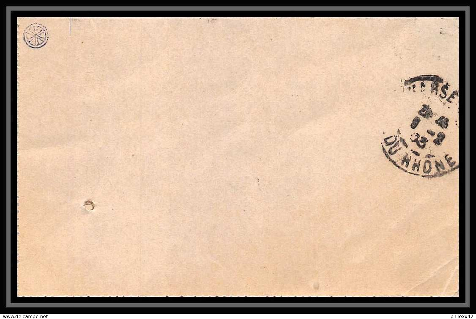 107598 Carte Lettre Entier Postal Stationery Bouches Du Rhone Mouchon 15c Marseille Saint Marcel 1903 - Cartoline-lettere