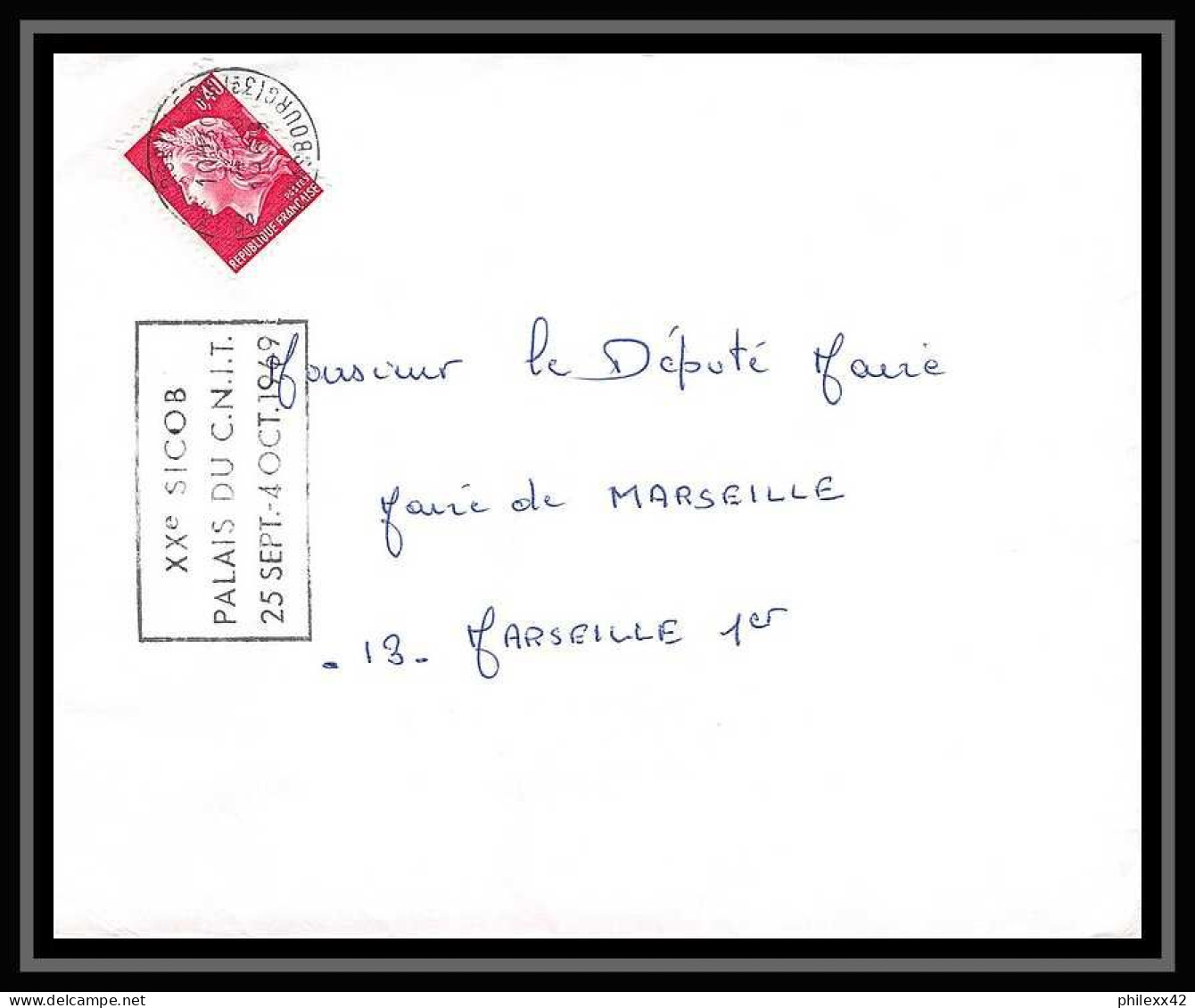 107556 lot de 12 Lettres Bouches du rhone Marseille boulevard de Strasbourg