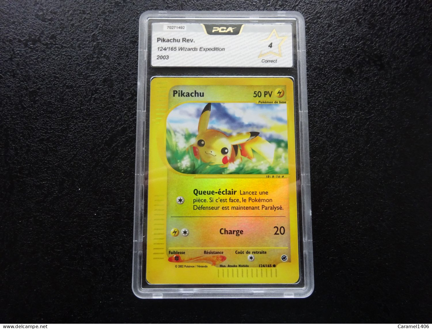 PIKACHU REVERSE 124/165 WIZARDS EXPEDITION 2003 PCA 4 Francaise - Wizards