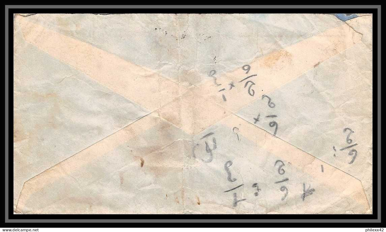 110168 Lettre Cover PA Poste Aerienne Aviation Bouches Du Rhone N°311 Moulin Daudet 1938 Marseille étranger Dakar Sénéga - 1960-.... Briefe & Dokumente