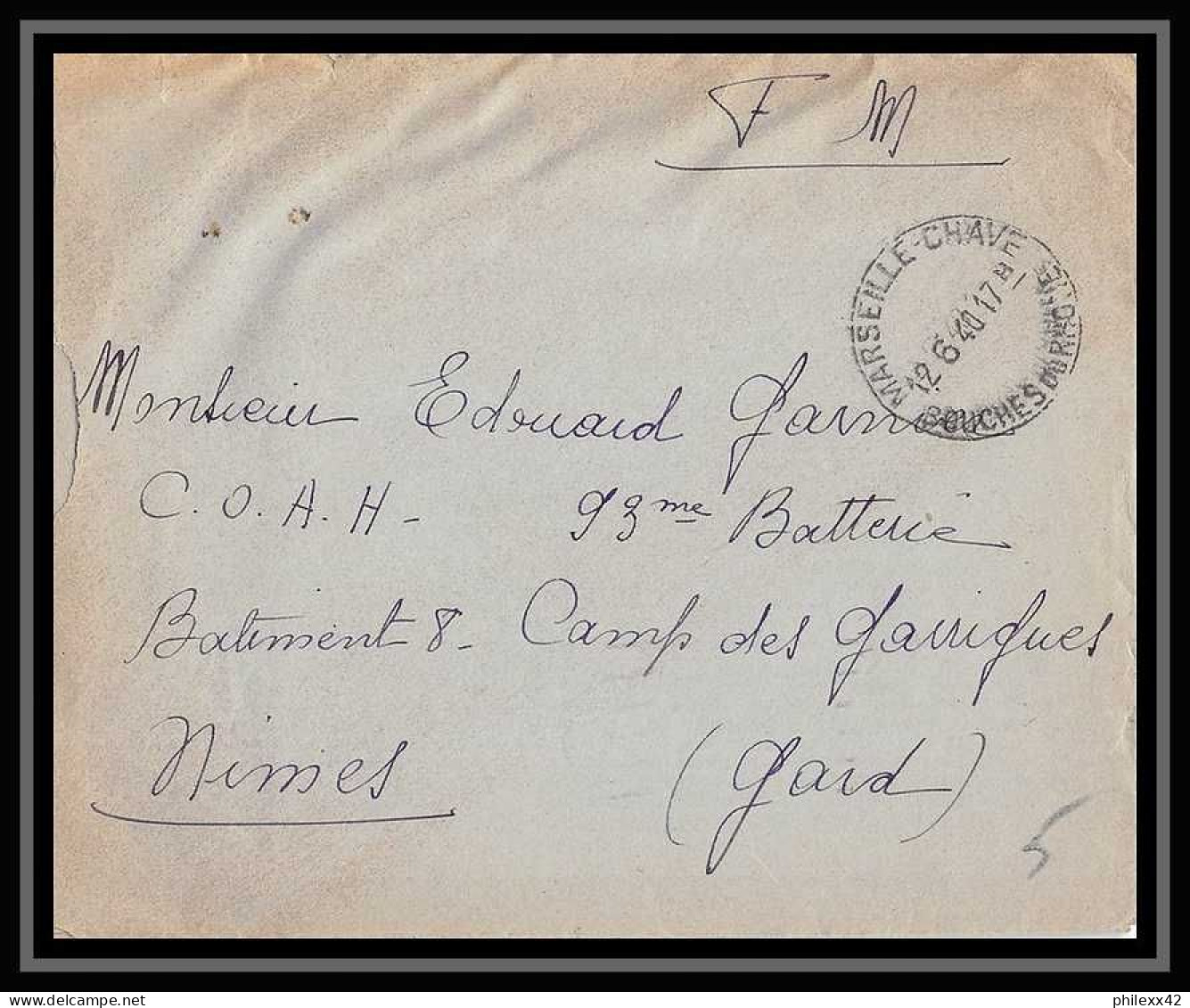 110354 lot de 27 lettres dont recommandé Carte postale (postcard) Bouches du rhone Marseille chave gare ... 