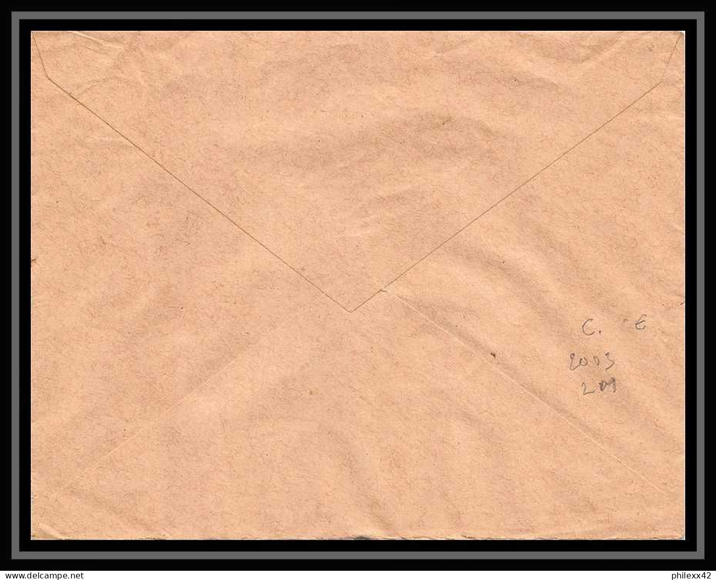 109235 Lettre Recommandé Provisoire Cover Bouches Du Rhone N°717 Gandon Chaines Brisees 1946 Marseille Capelette - Temporary Postmarks