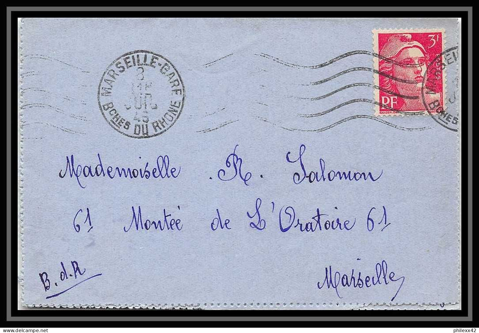 109401 lot de 31 Lettres Bouches du rhone Marseille Gare ferroviaire "