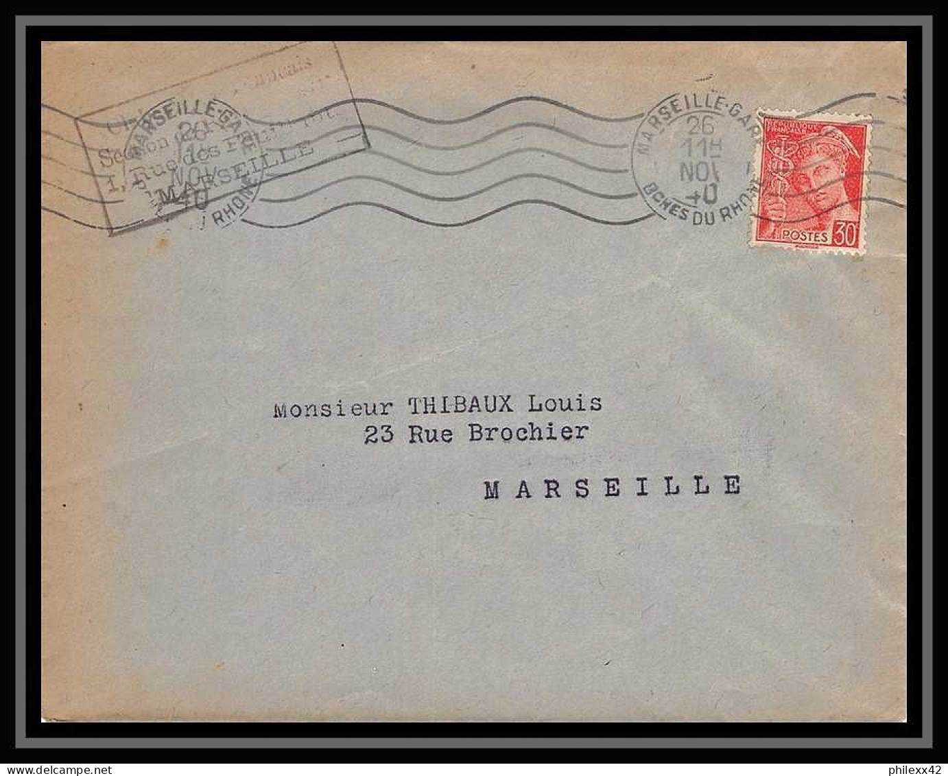 109401 lot de 31 Lettres Bouches du rhone Marseille Gare ferroviaire "