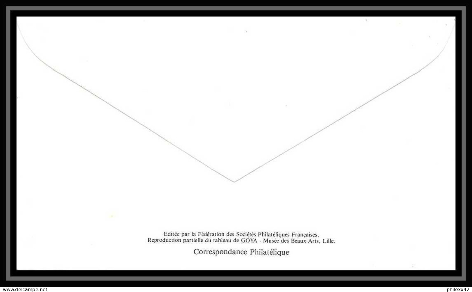 111112 Lettre + Carte Maximum Bouches Du Rhone N°2124 Goya Marseille + Arles Journée Du Timbre 1981 FDC Premier Jour  - 1980-1989