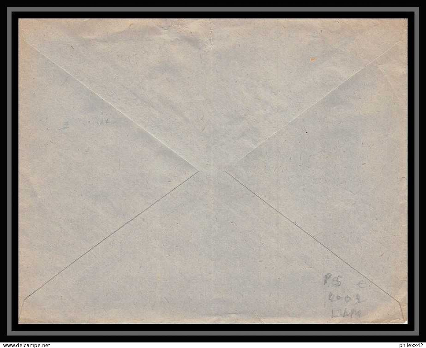 110773 Lettre Recommandé Provisoire Cover Bouches Du Rhone N°713 Gandon + Iris 1845 Marseille Saint Antoine  - Temporary Postmarks