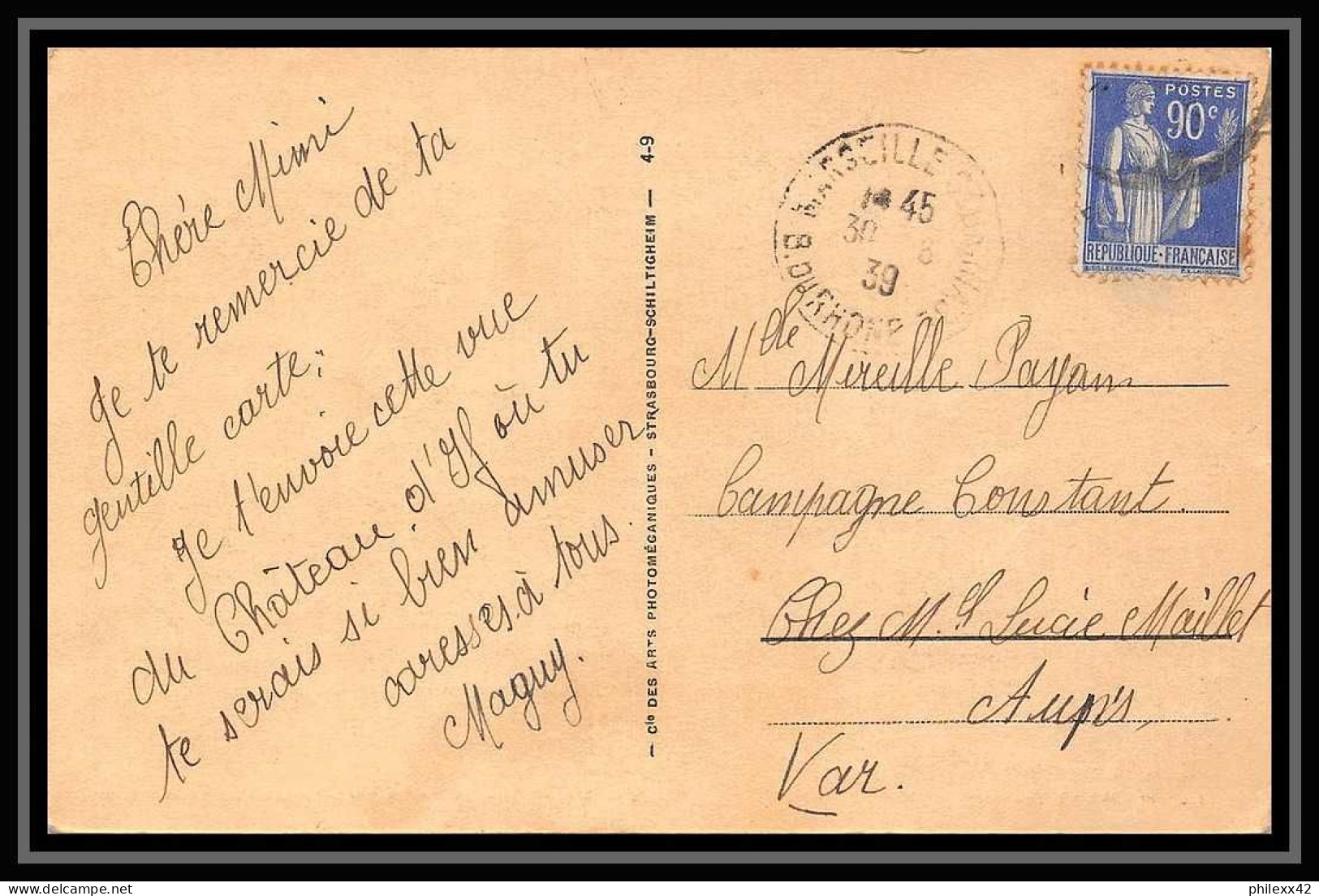 110874 lot de 8 Lettres Bouches du rhone Marseille saint barnabé 
