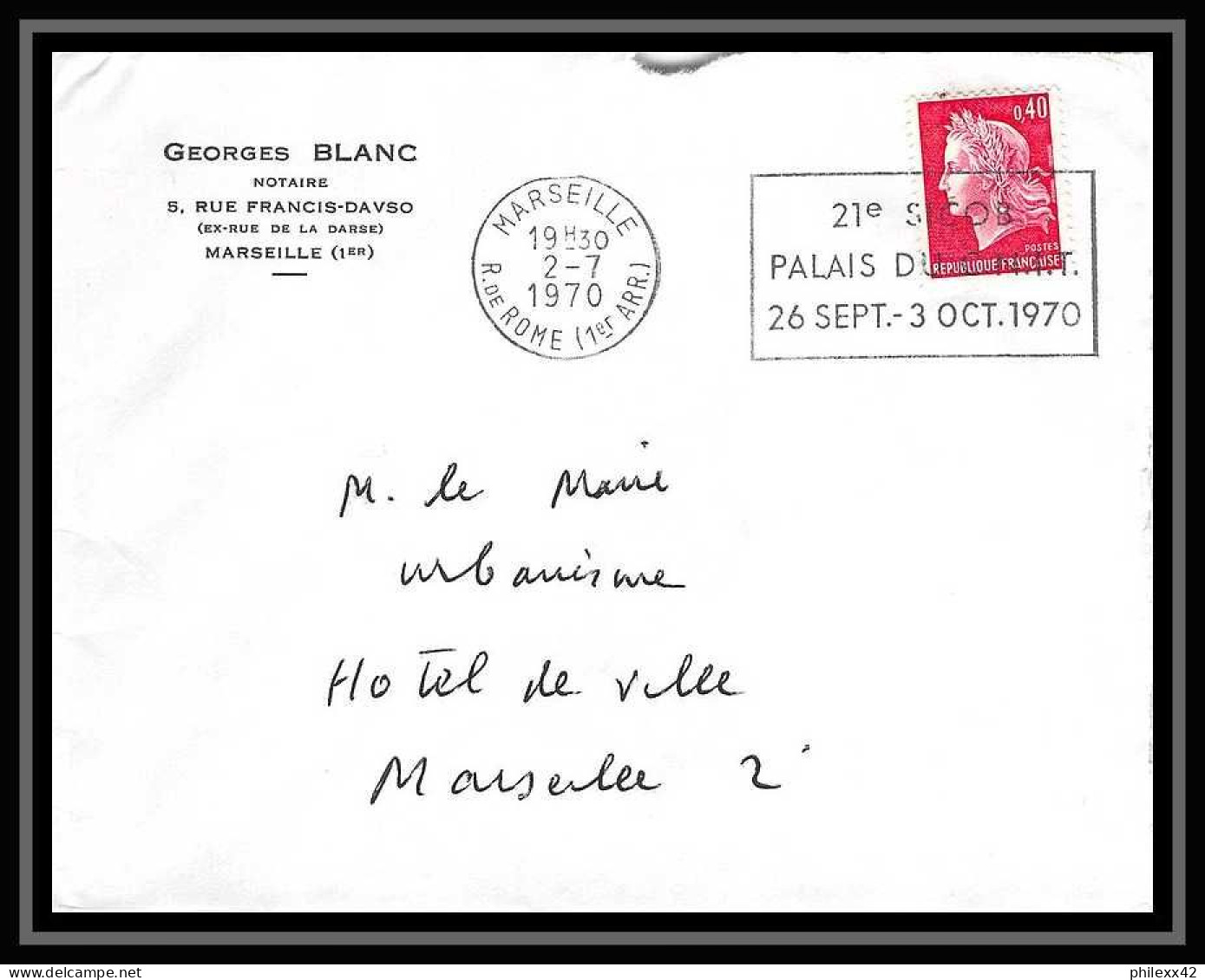 110678 lot de 18 Lettres Bouches du rhone Marseille rue de rome pour flammes et oblitérations 