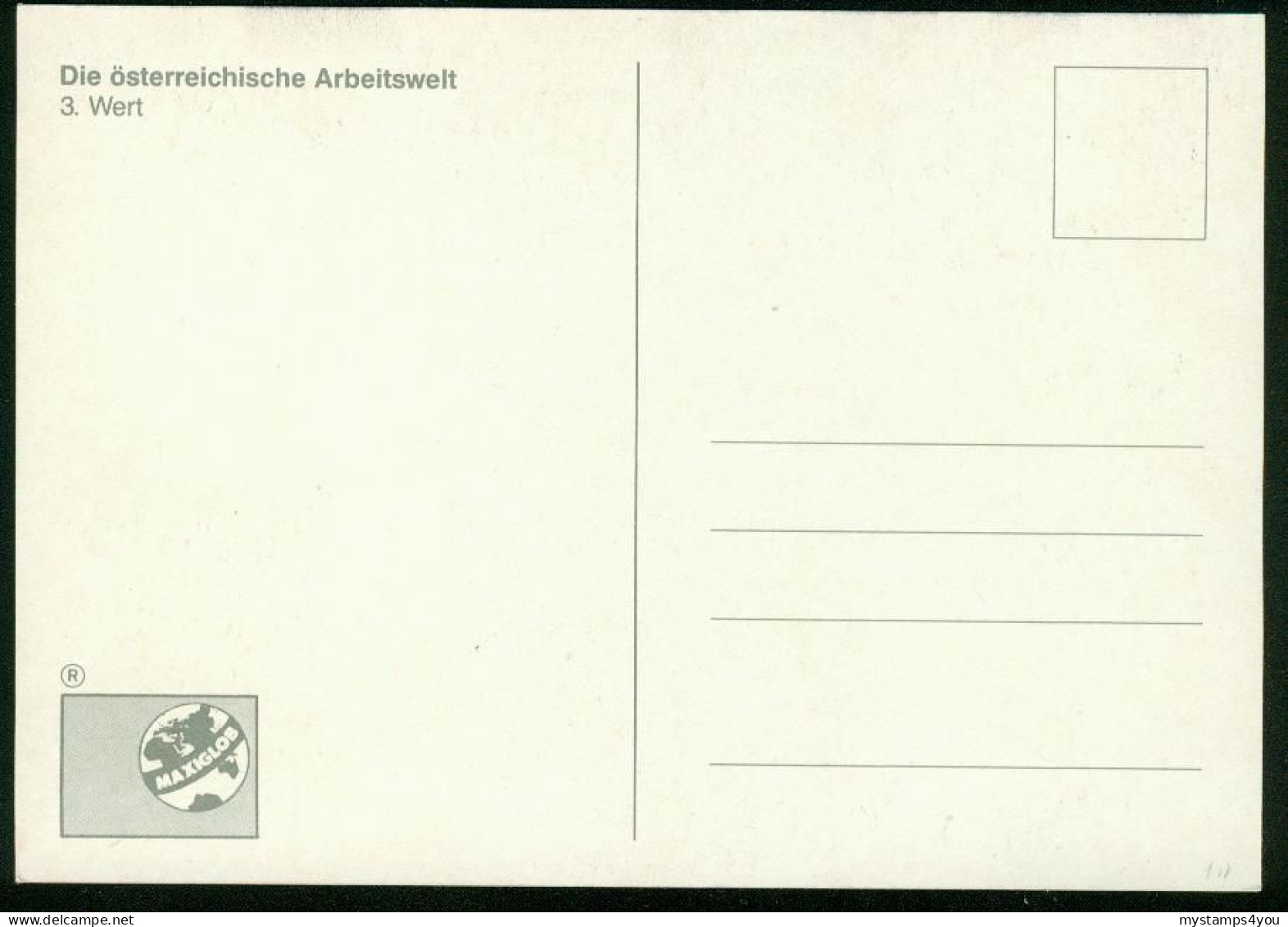 Mk Austria Maximum Card 1988 MiNr 1939 | Austrian World Of Work. Laboratory Assistant #max-0013 - Cartes-Maximum (CM)