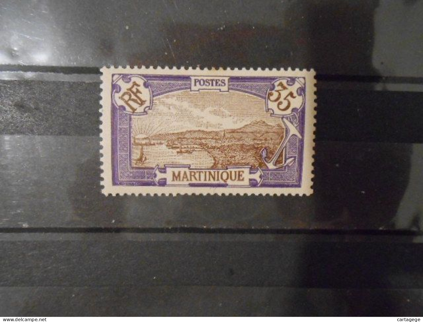 MARTINIQUE YT 70 FORT-DE-FRANCE 35c Violet* - Neufs