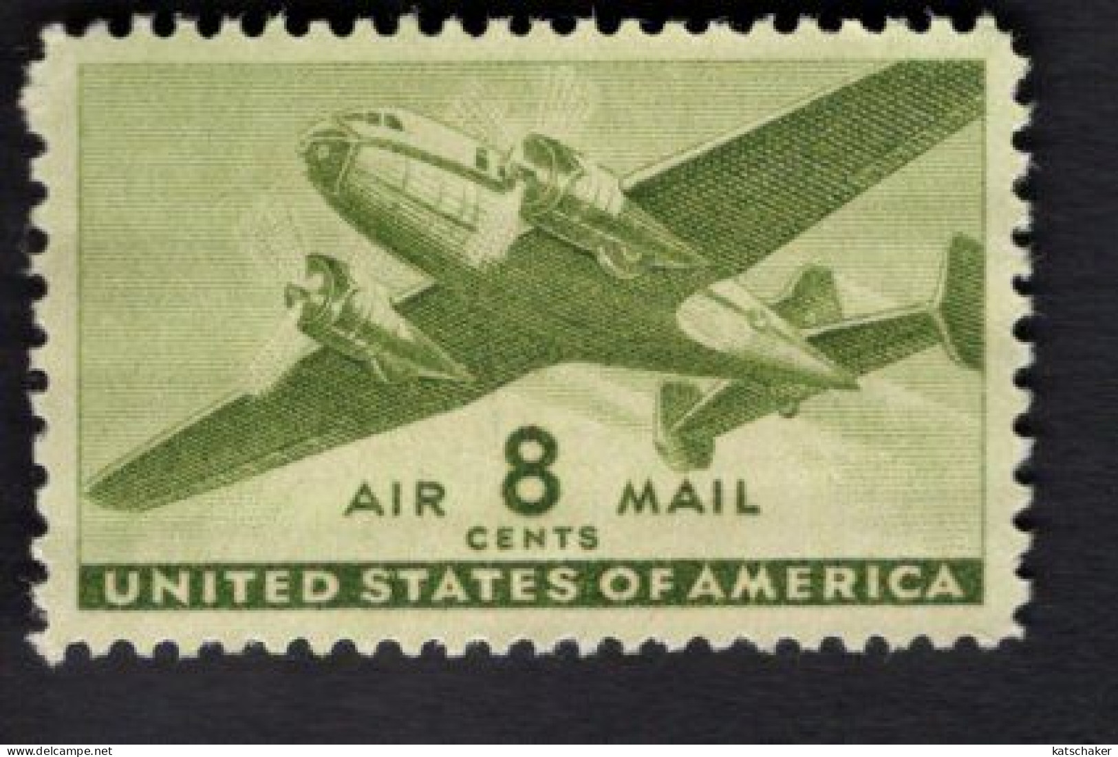 200226532 1941 SCOTT C26 POSTFRIS MINT NEVER HINGED-  C26 TWIN MOTORED TRANSPORT PLANE - 2b. 1941-1960 Nuevos