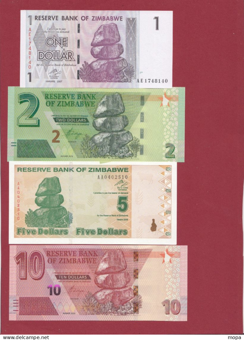 Zimbabwe 14 Billets De 1 à 50000000000 De Dollars ---UNC--(10000000000-20000000000-5000000000 -3 Billets à FORTE COTE ) - Simbabwe