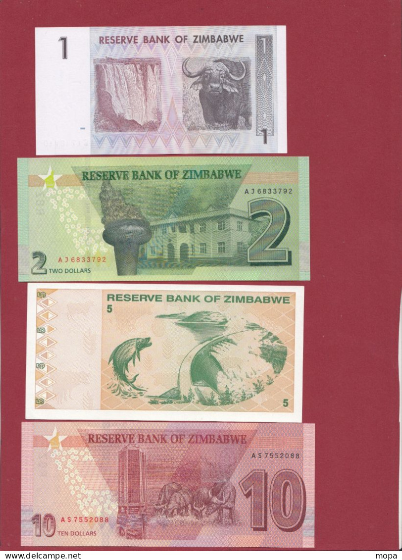 Zimbabwe 14 Billets De 1 à 50000000000 De Dollars ---UNC--(10000000000-20000000000-5000000000 -3 Billets à FORTE COTE ) - Simbabwe