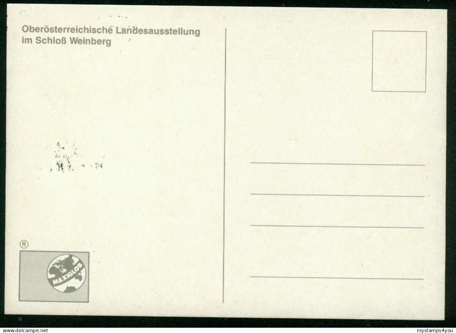 Mk Austria Maximum Card 1988 MiNr 1924 | Upper Austrian "Mühlviertel" Exhibition. Weinberg Castle #max-0014 - Maximum Cards