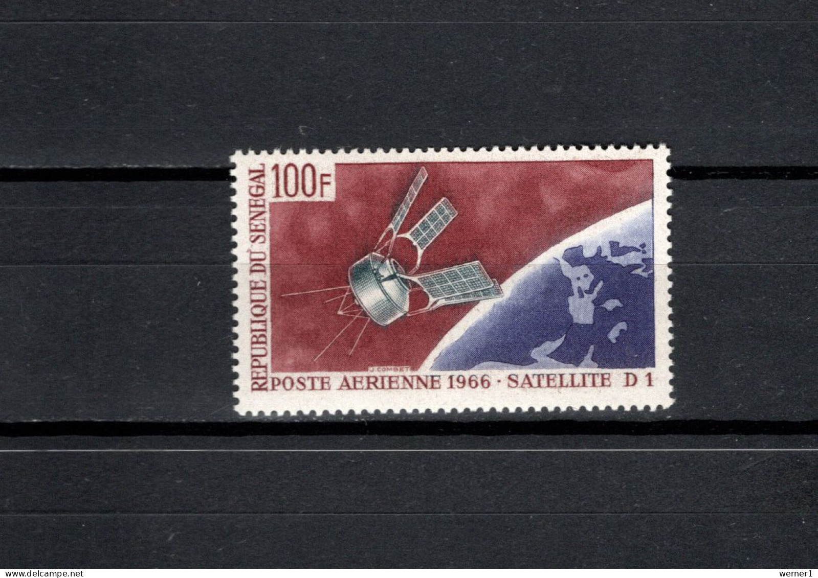 Senegal 1966 Space, D1 Satellite Stamp MNH - Africa
