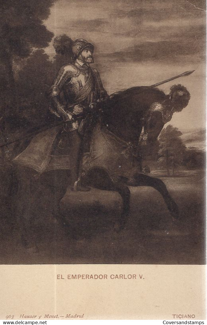 El Emperador Carlor V. - Malerei & Gemälde