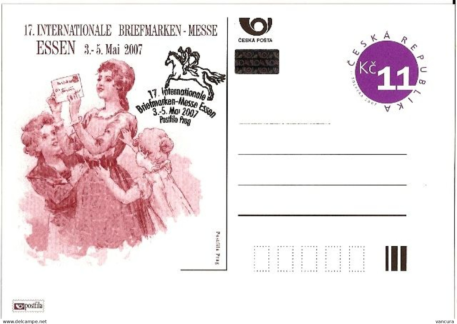CDV A 144 Czech Republic Essen Stamp Exhibition 2007 - Cartoline Postali
