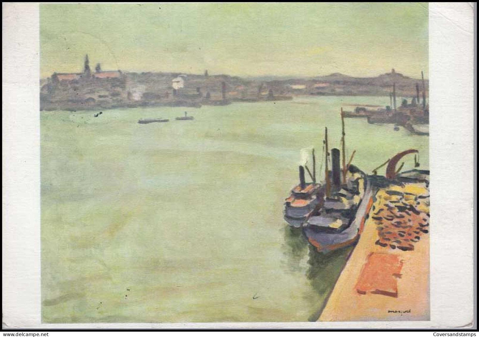 Marquet - Stockholm Harbour - Malerei & Gemälde