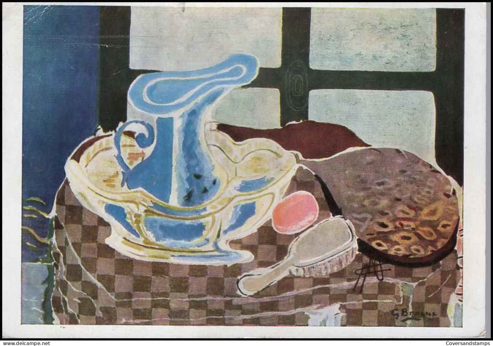 George Braque - The Blue Basin - Malerei & Gemälde