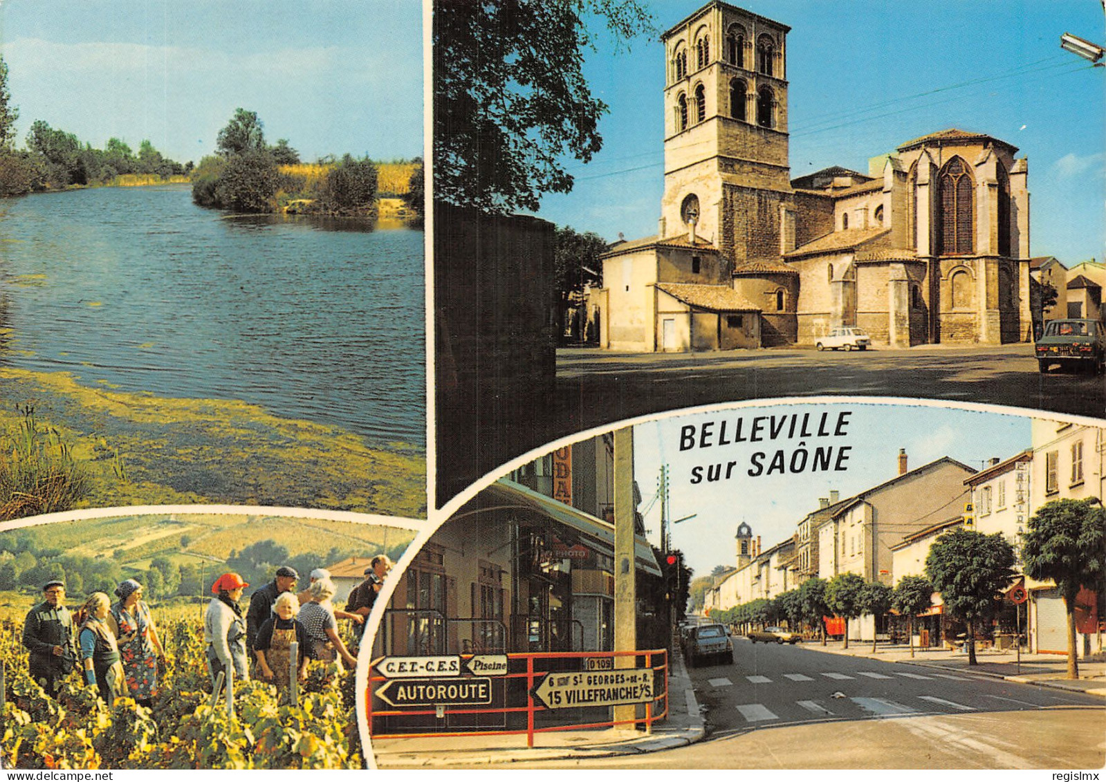 69-BELLEVILLE SUR SAONE-N°T2199-B/0001 - Belleville Sur Saone