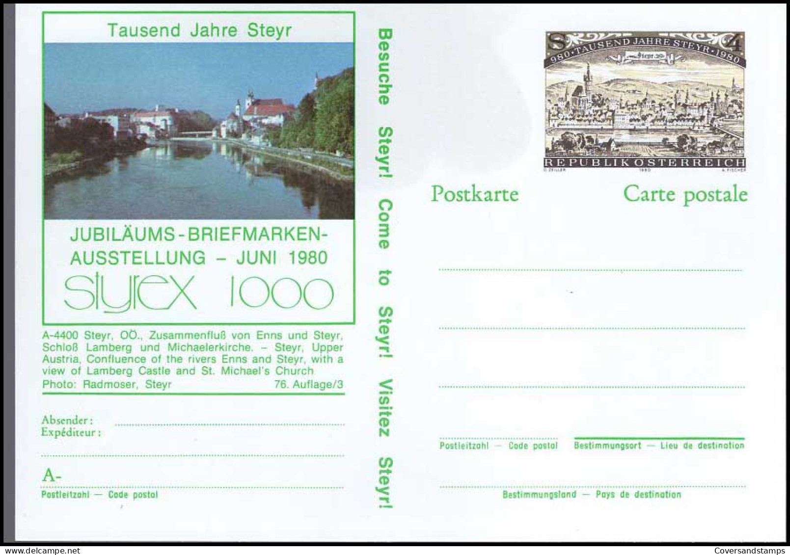 Postkarte - Tausend Jahre Steyr - Andere & Zonder Classificatie