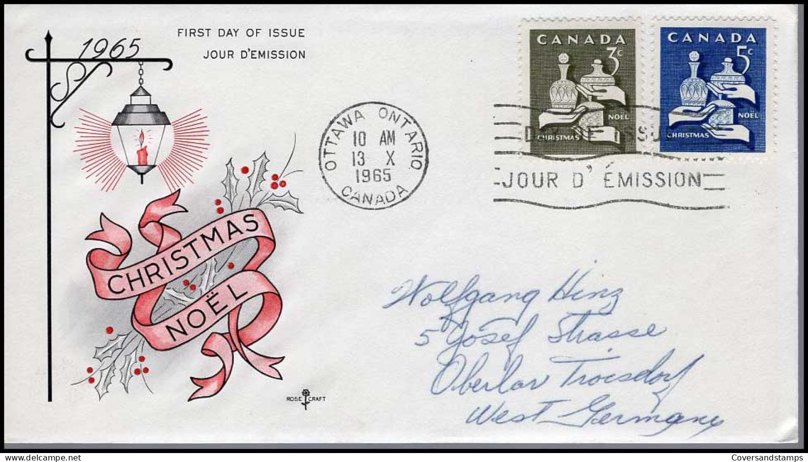 Canada - FDC - Christmas / Noël 1965 - 1961-1970