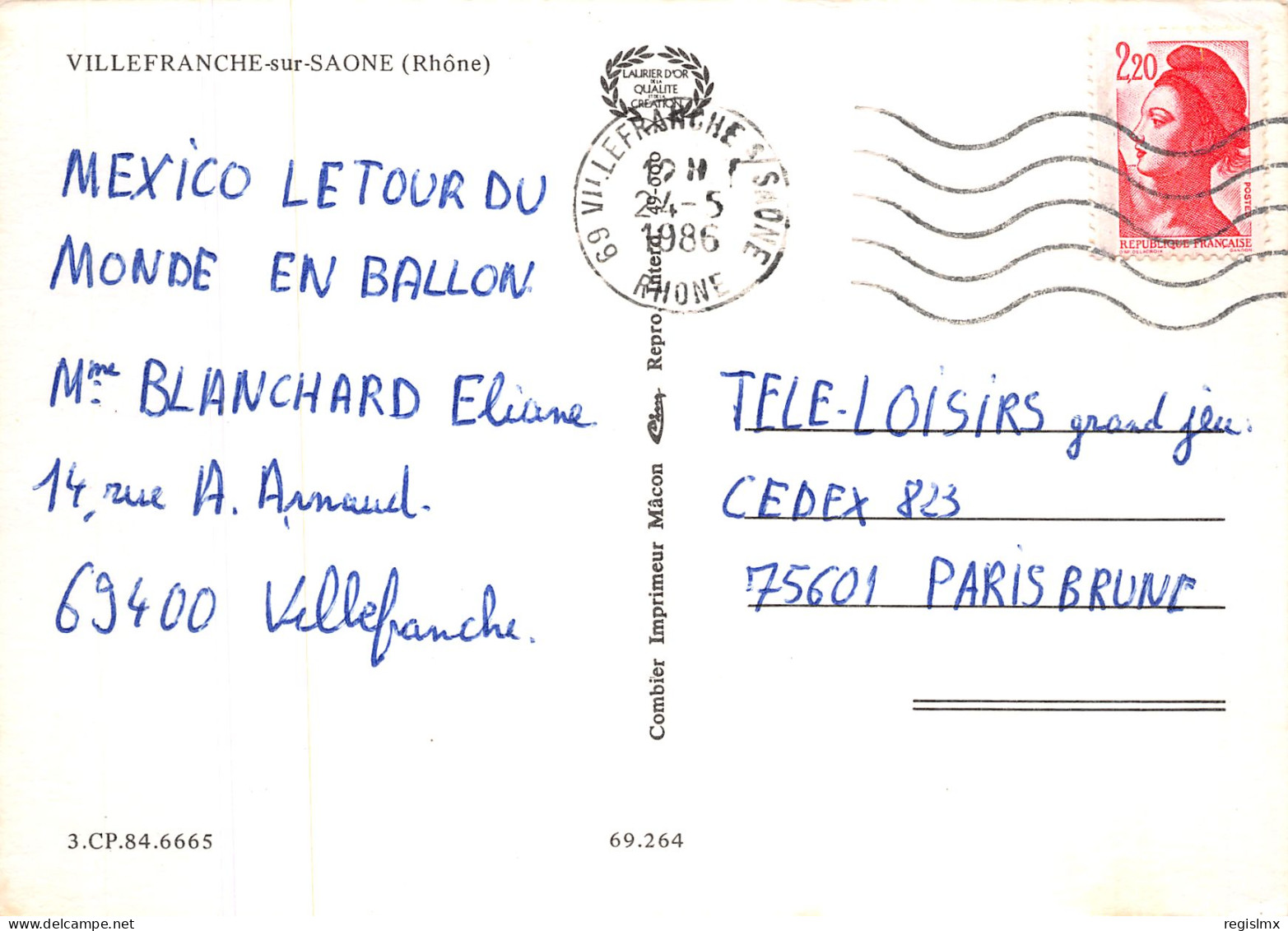 69-VILLEFRANCHE SUR SAONE-N°T2199-C/0283 - Villefranche-sur-Saone