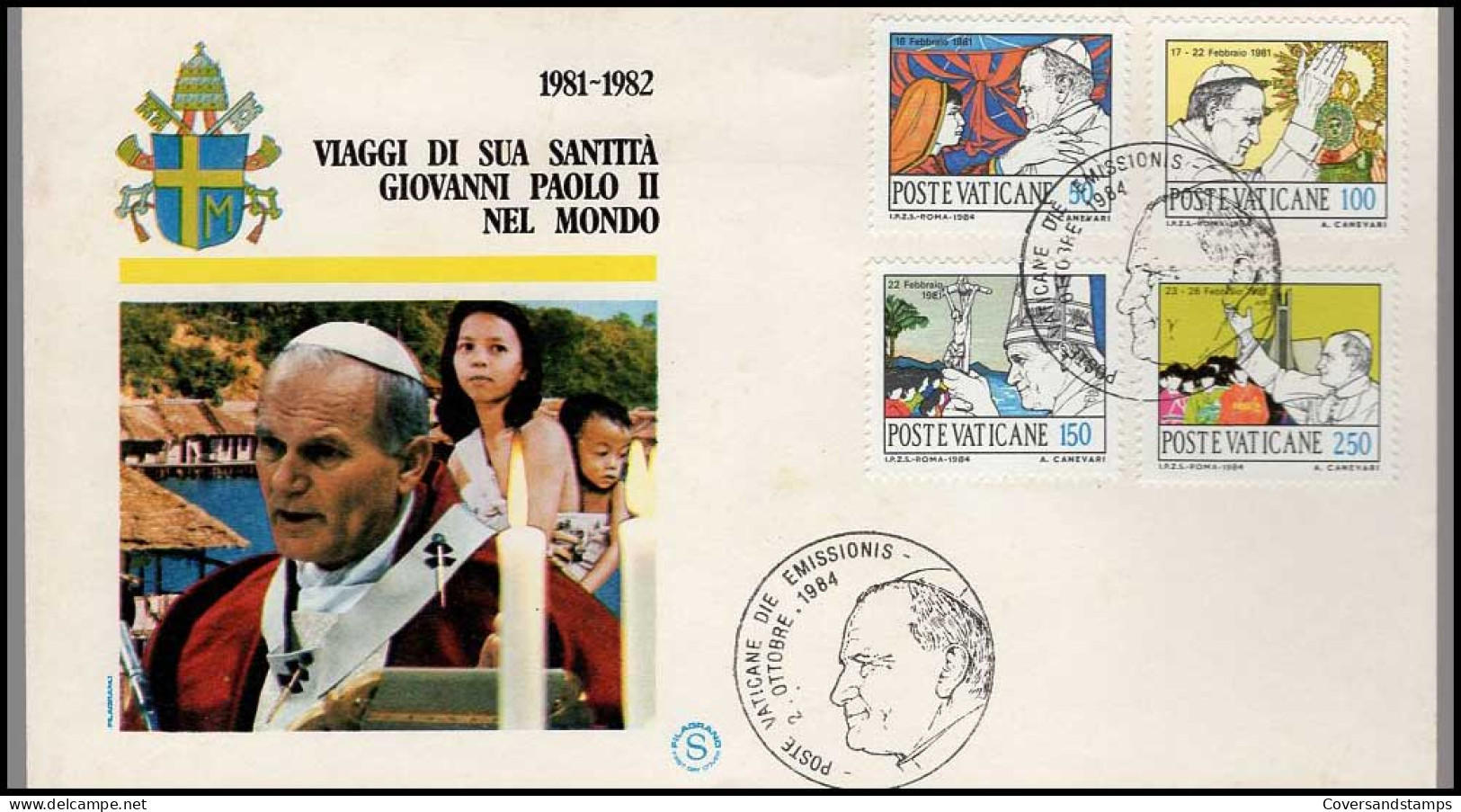 FDC - Viaggi Di Sua Santita Giovanni Paolo II Nel Mondo - FDC