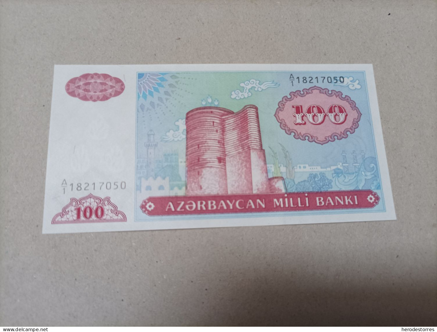 Billete Azerbaiyán, 100 Manat, Año 1993, Serie A, UNC - Azerbaïdjan