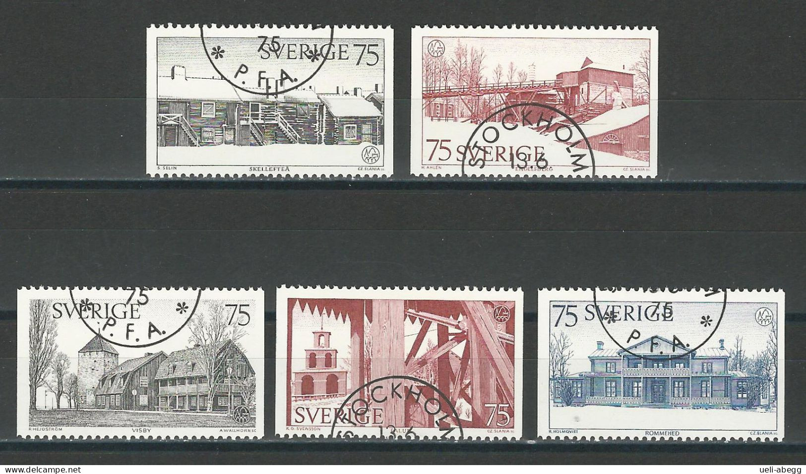 Schweden Mi 908-12 O - Used Stamps