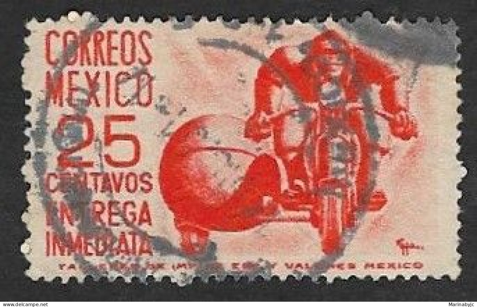 SD)1950-51 MEXICO IMMEDIATE DELIVERY, SPECIALIZED DELIVERY COURIER 25C SCT E10, USED - Mexique