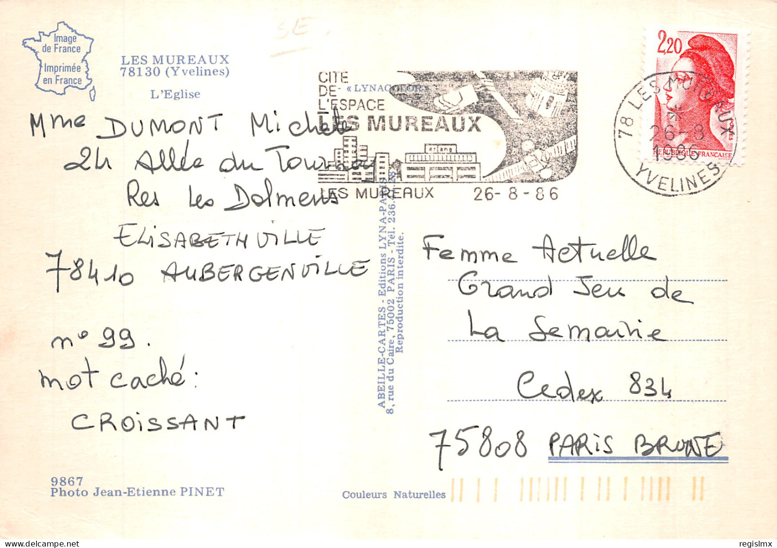 78-LES MUREAUX-N°T2202-B/0351 - Les Mureaux