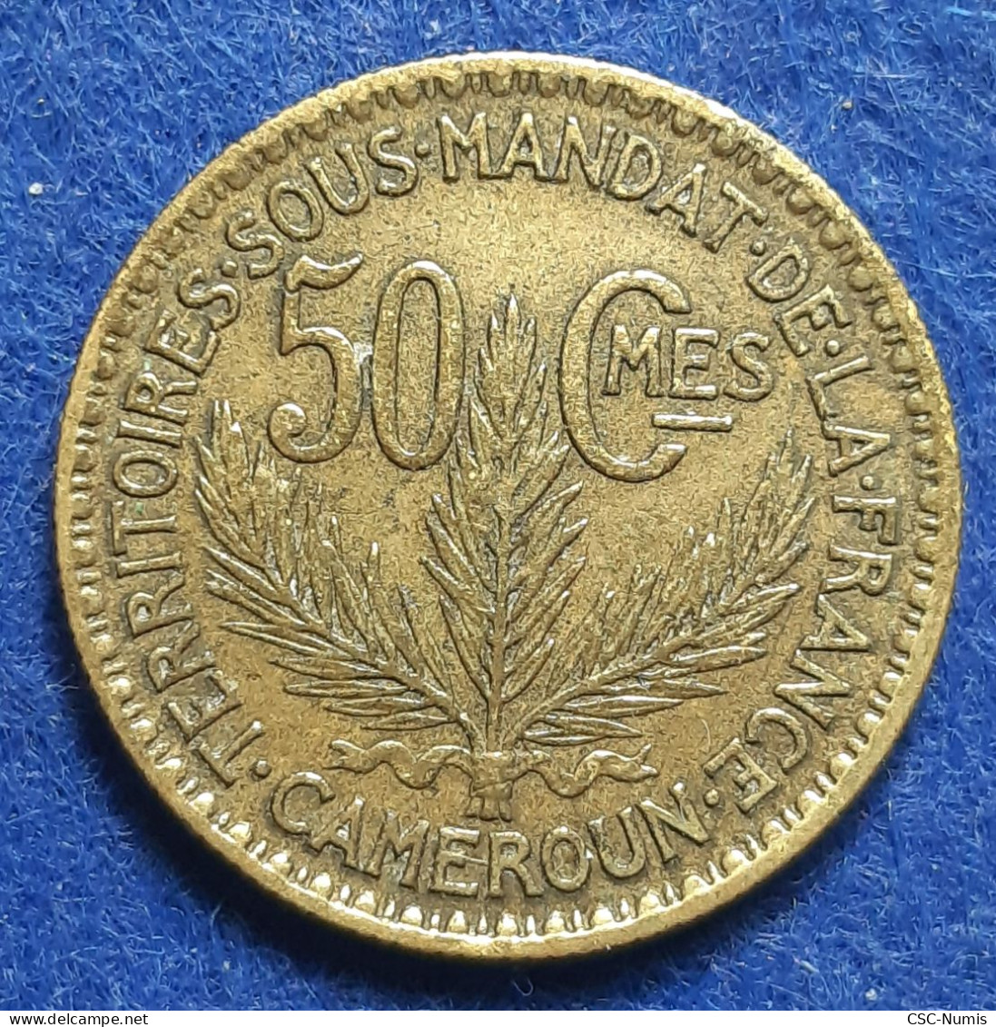 (CG#098) - Cameroun - 50 Centimes 1924 - Sous Protectorat De La France - Camerún