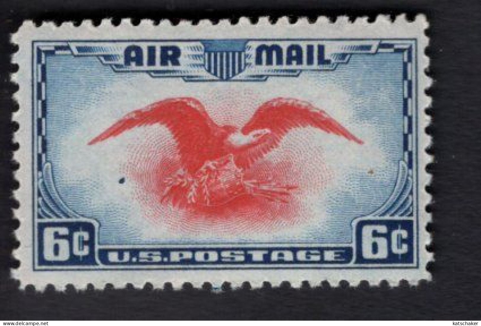 200221600 1938 SCOTT C23 (XX) POSTFRIS MINT NEVER HINGED  -  EAGLE HOLDING SHIELD OLIVE BRANCH AND ARROWS - 1b. 1918-1940 Neufs