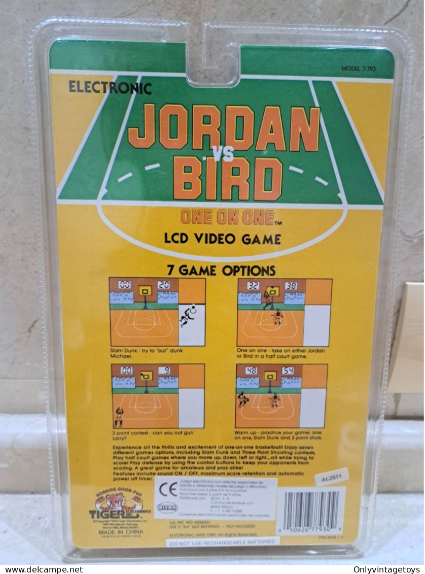 JORDAN VS BIRD LCD TIGER VIDEO GAME RARE VINTAGE NEW AND SEALED - Toy Memorabilia