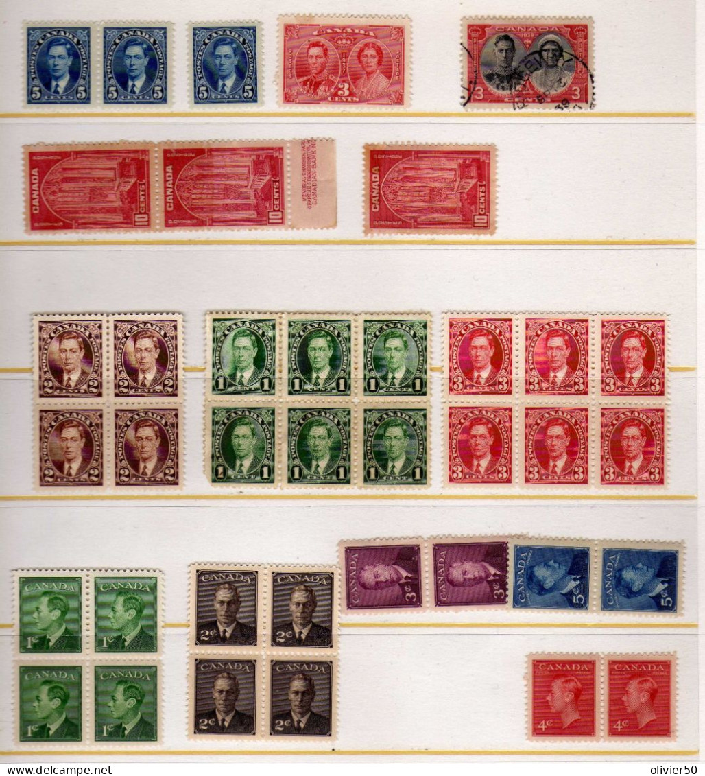 Canada - George VI - Neufs**/*/sg - Unused Stamps