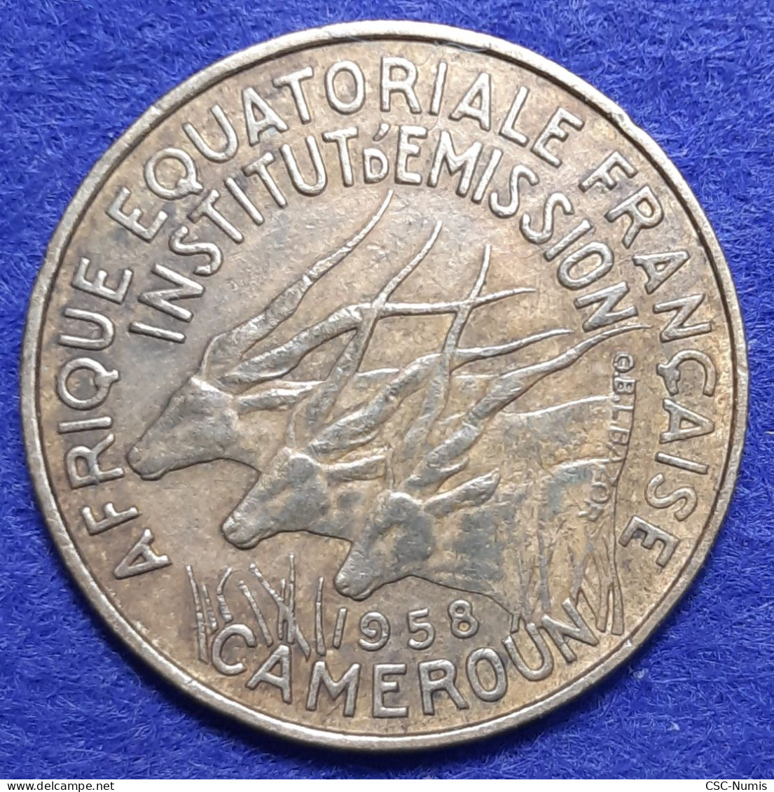 (CG#100) - Cameroun - 5 Francs 1958 - Camerún